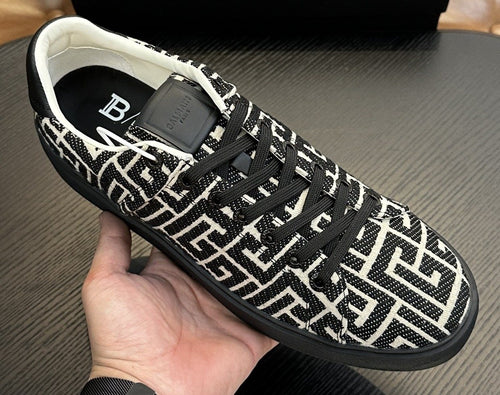 Balmain B-Skate Low-Top Sneakers — hero