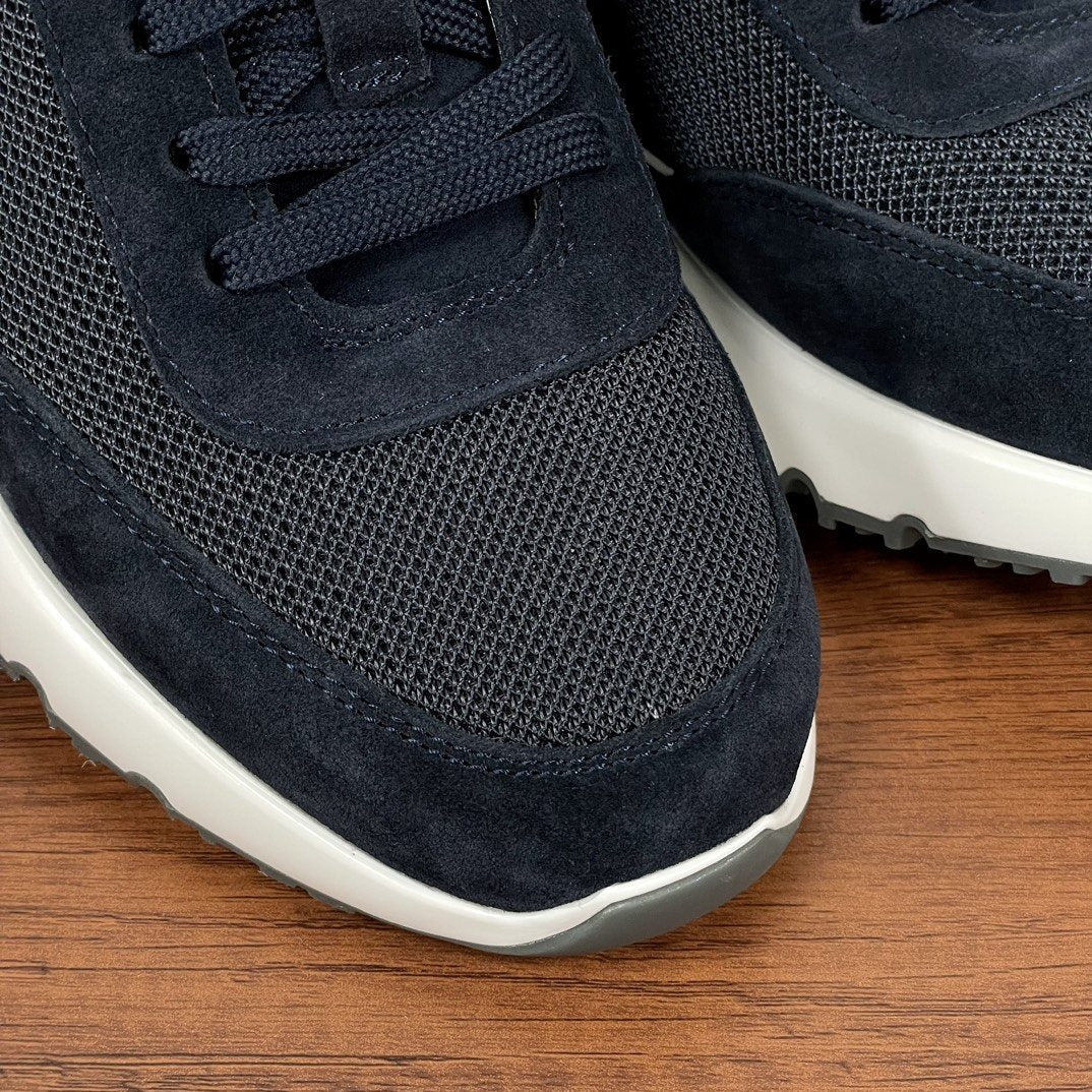 Brunello Cucinelli Knit Panel Low-Top Sneakers — detail